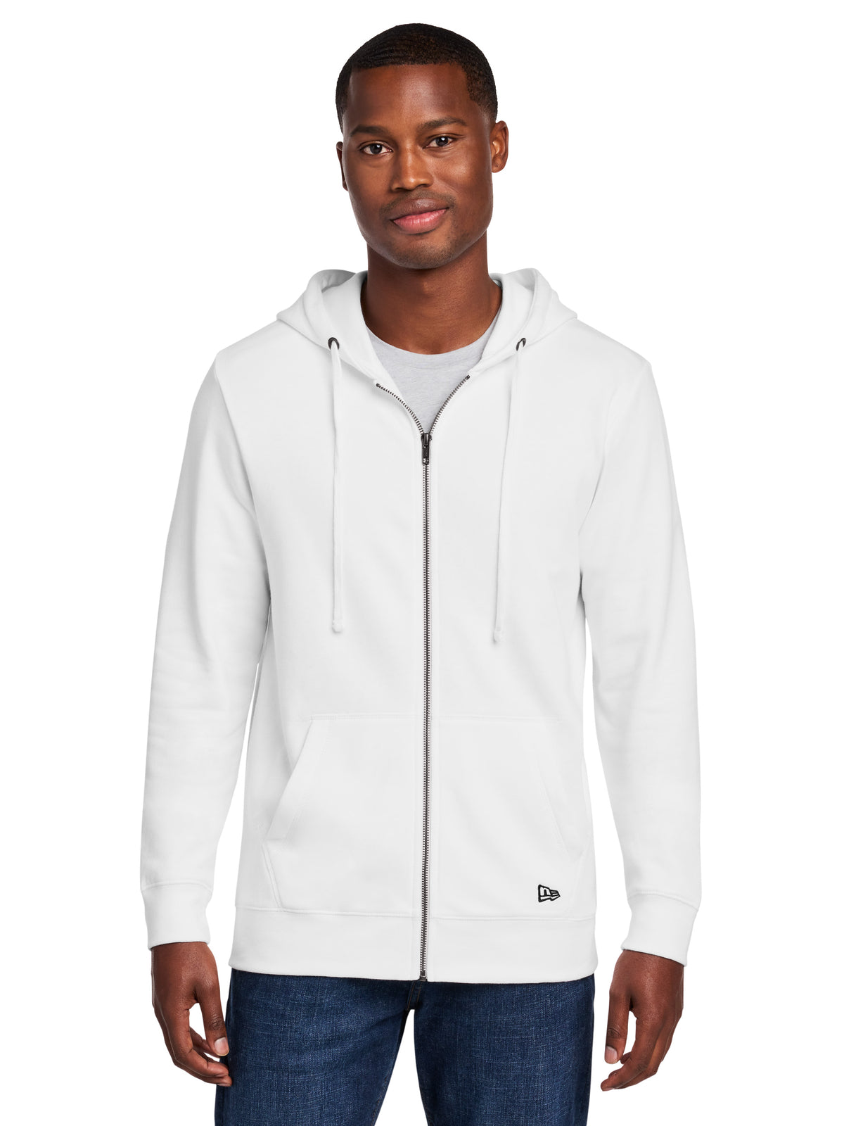 Men's Comeback Fleece Full-Zip Hoodie - NEA551 - White