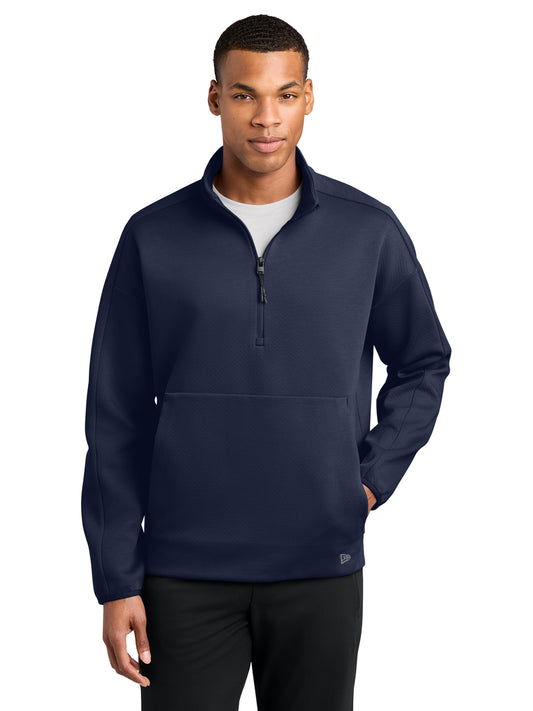 Men's Double Back 1/4-Zip Sweatshirt - NEA567 - True Navy