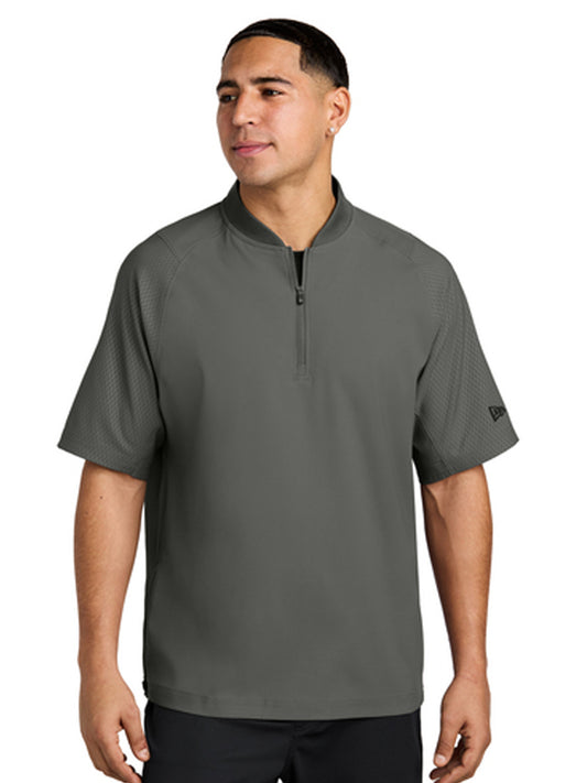Men's Cage Short Sleeve 1/4-Zip Sweatshirt - NEA600 - Graphite