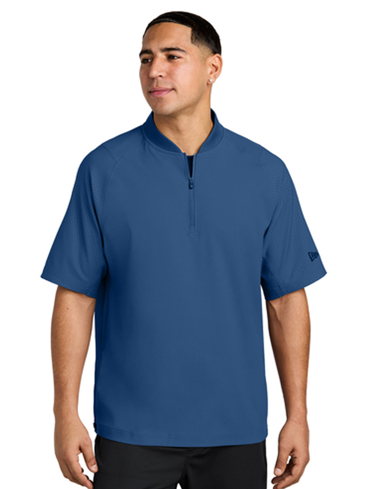 Men's Cage Short Sleeve 1/4-Zip Sweatshirt - NEA600 - Royal