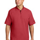 Men's Cage Short Sleeve 1/4-Zip Sweatshirt - NEA600 - Scarlet
