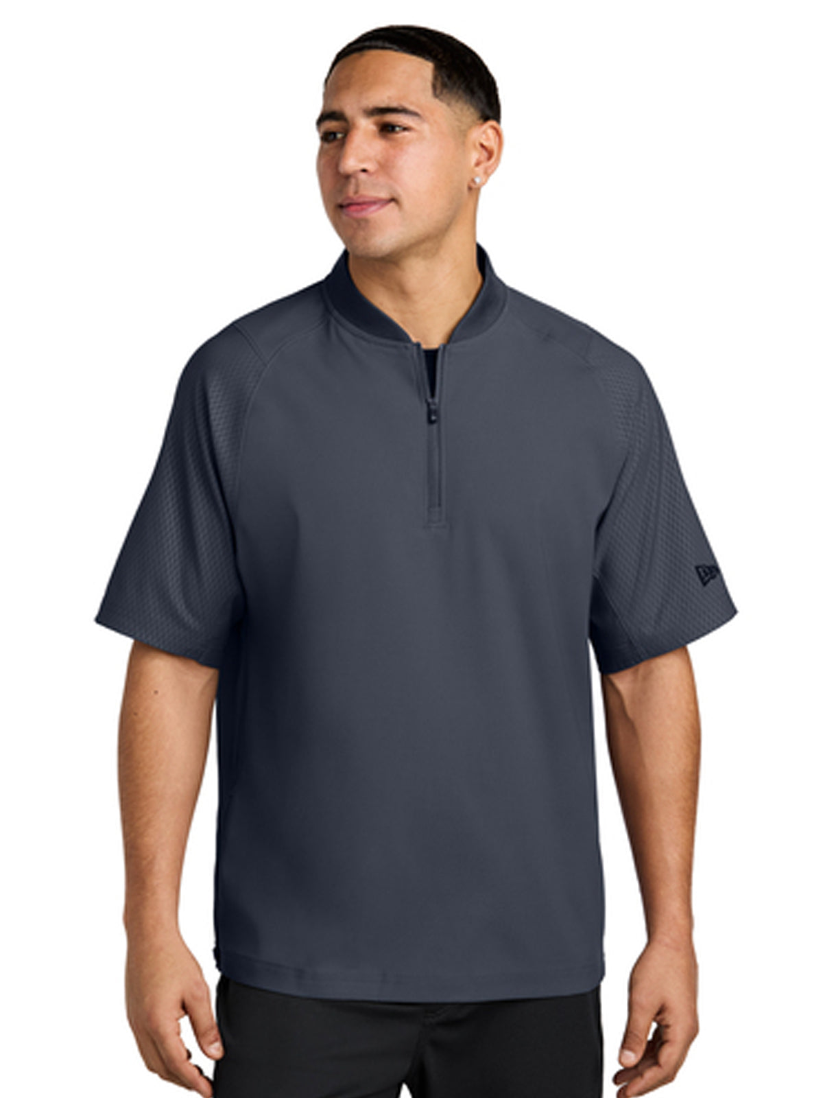 Men's Cage Short Sleeve 1/4-Zip Sweatshirt - NEA600 - True Navy