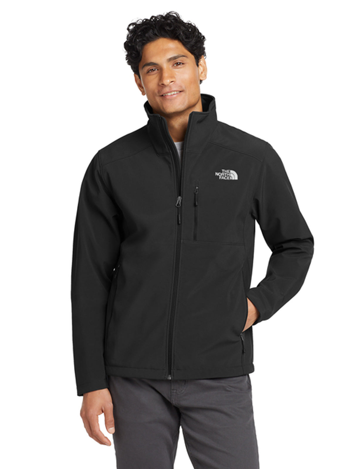 Men's Three-Pocket Apex Barrier Soft Shell Jacket - NF0A3LGT - TNF Black