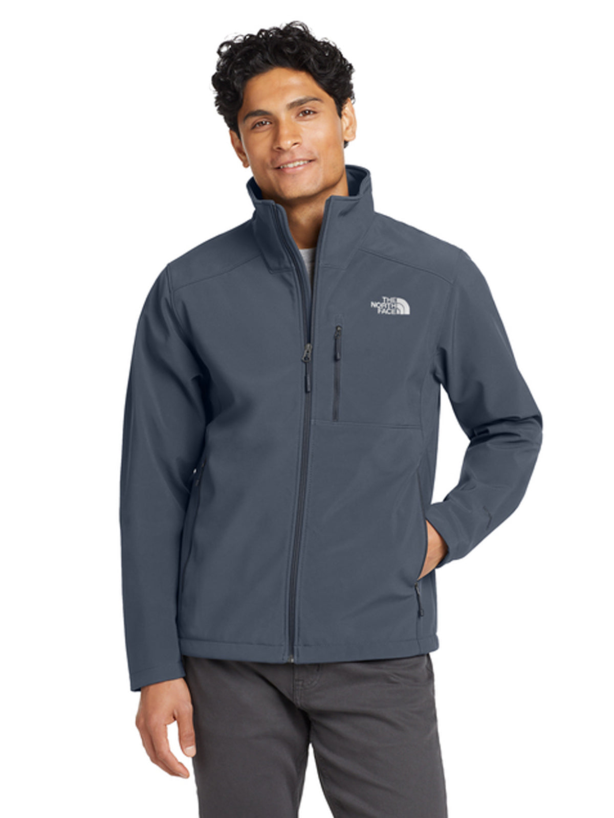 Men's Three-Pocket Apex Barrier Soft Shell Jacket - NF0A3LGT - Urban Navy