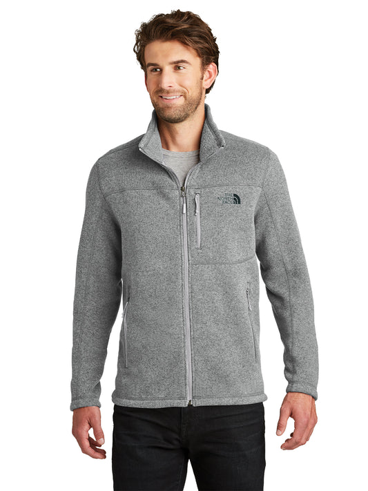 Men's Sweater Fleece Jacket - NF0A3LH7 - TNF Medium Grey Heather