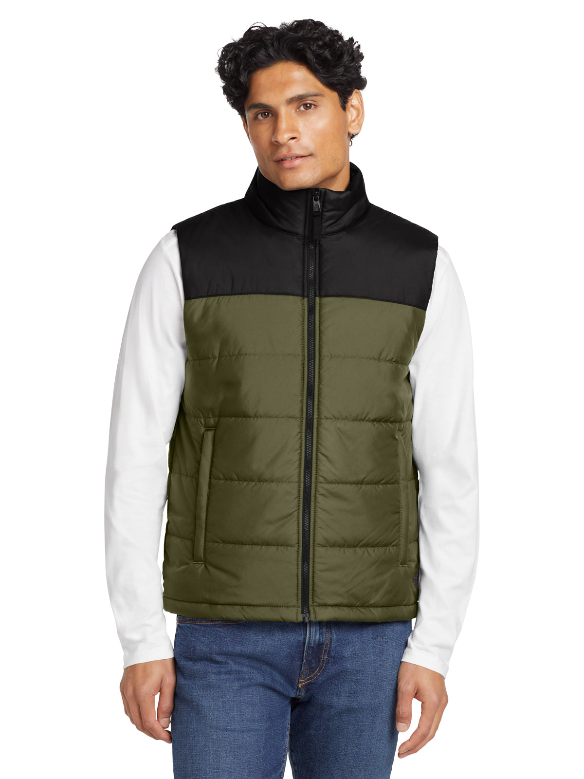 Men's Two-Pocket Everyday Insulated Vest - NF0A529A - Burnt Olive Green