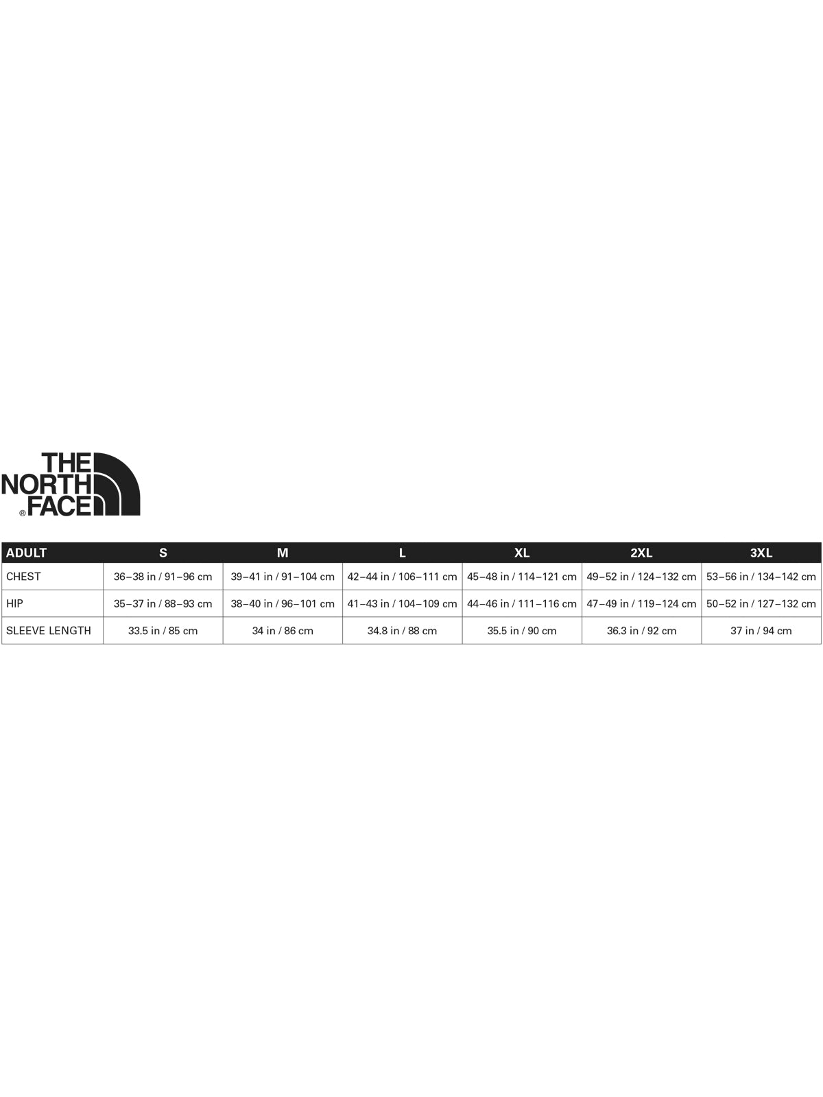 SIZECHART