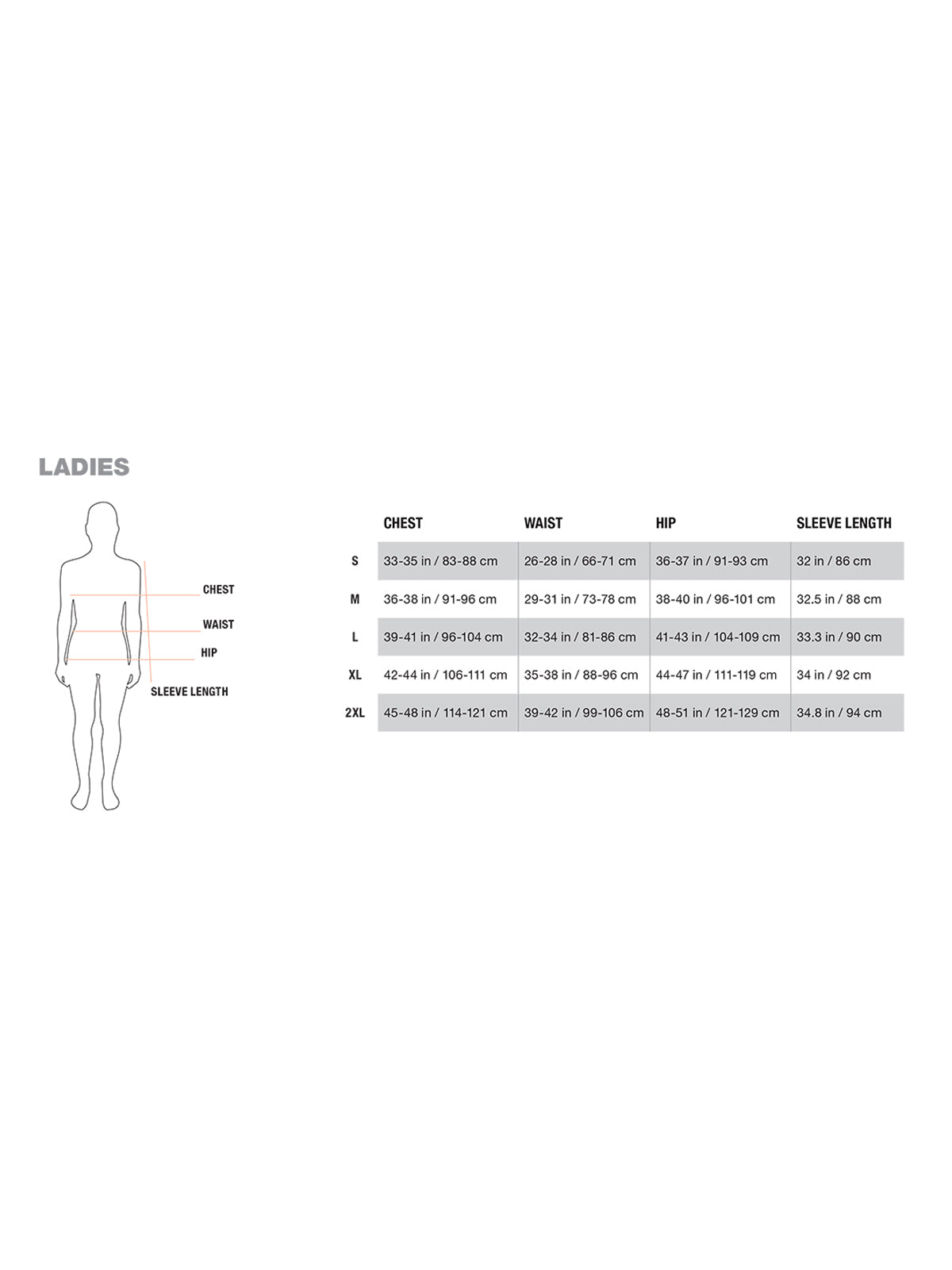 SIZECHART