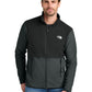 Men's 2-Pocket Glacier Full Zip Fleece Jacket - NF0A7V4J - Asphalt Grey/ TNF Black