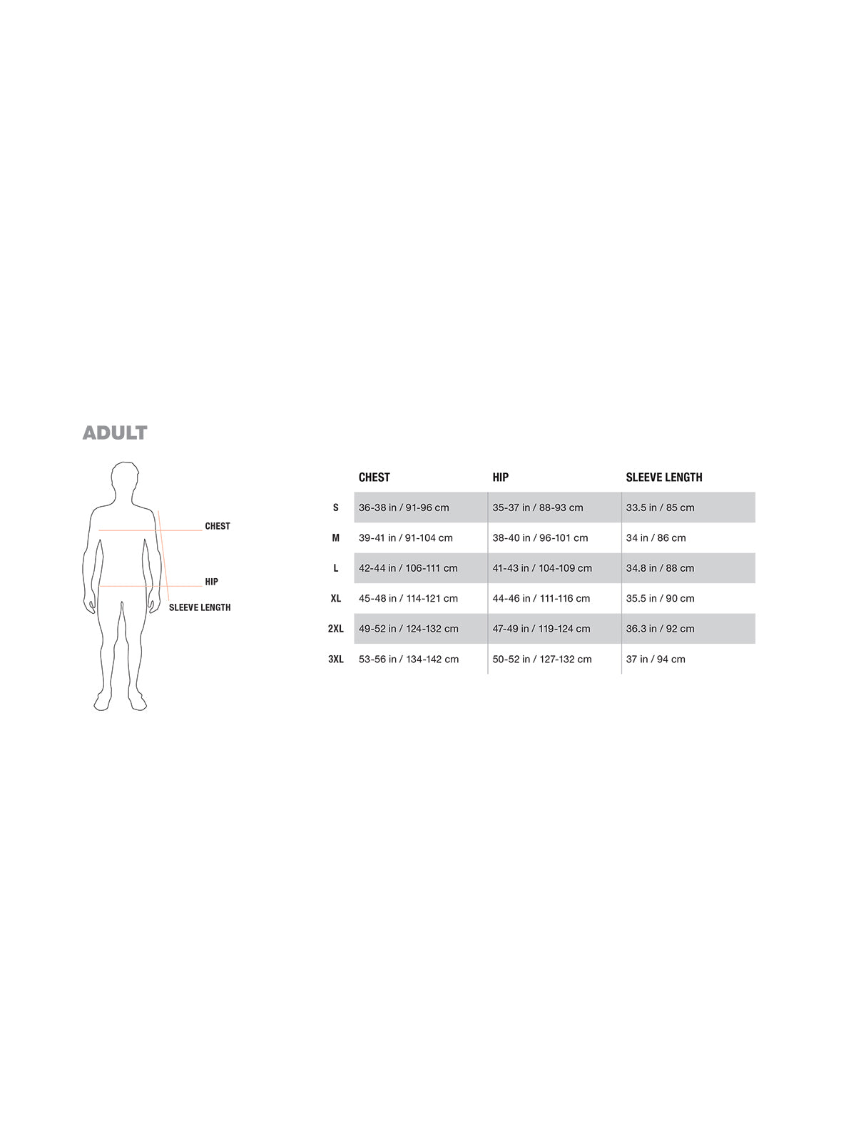 SIZECHART