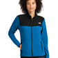 Women's 2-Pocket Glacier Full Zip Fleece Jacket - NF0A7V4K - Hero Blue/ TNF Black