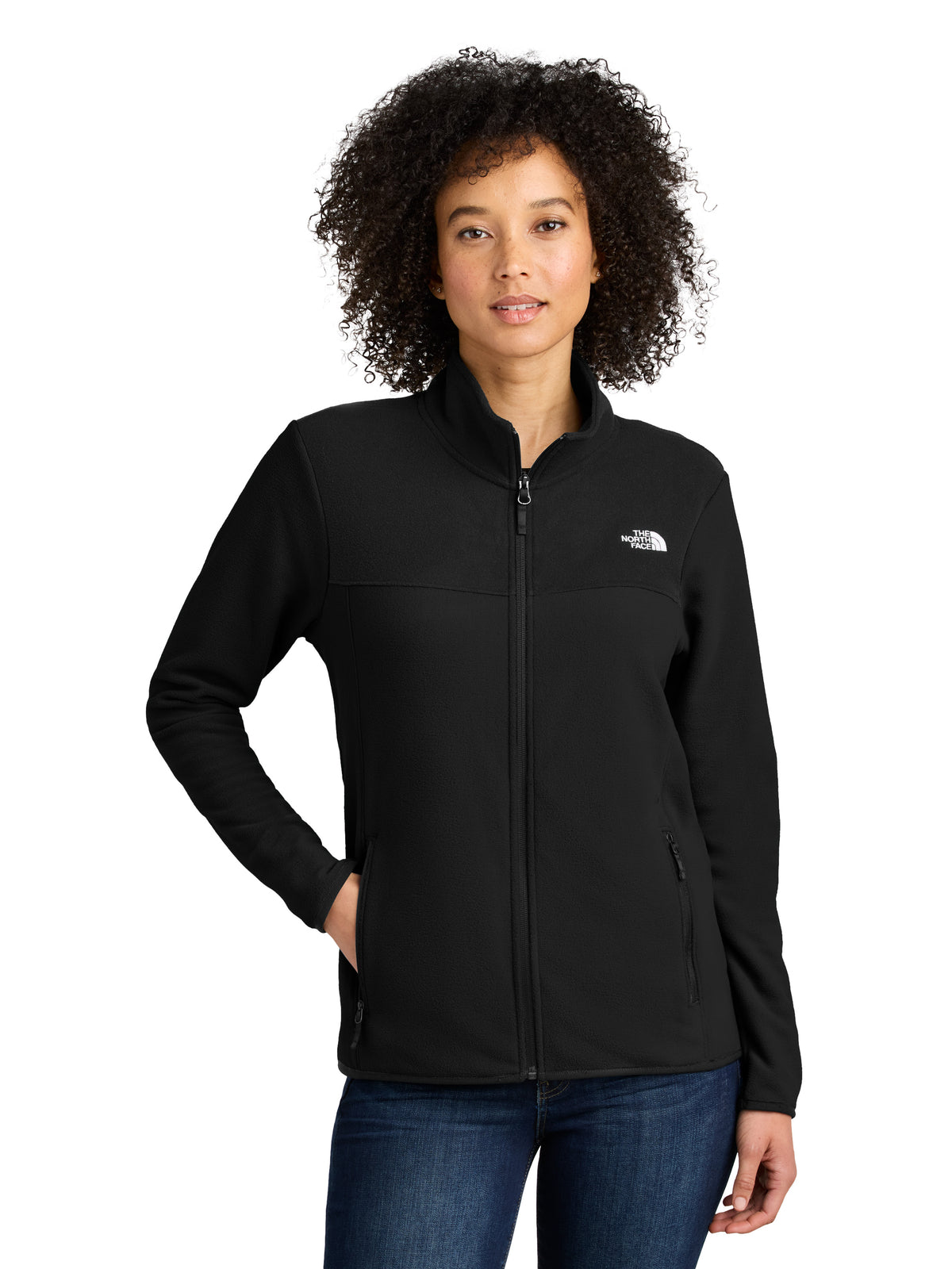 Women's 2-Pocket Glacier Full Zip Fleece Jacket - NF0A7V4K - TNF Black