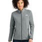 Women's 2-Pocket Glacier Full Zip Fleece Jacket - NF0A7V4K - TNF Medium Grey Heather