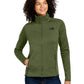 Women's Full-Zip Peached-Face Fleece Jacket - NF0A7V62 - Four Leaf Clover Heather