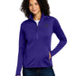 Women's Full-Zip Peached-Face Fleece Jacket - NF0A7V62 - Lapis Blue
