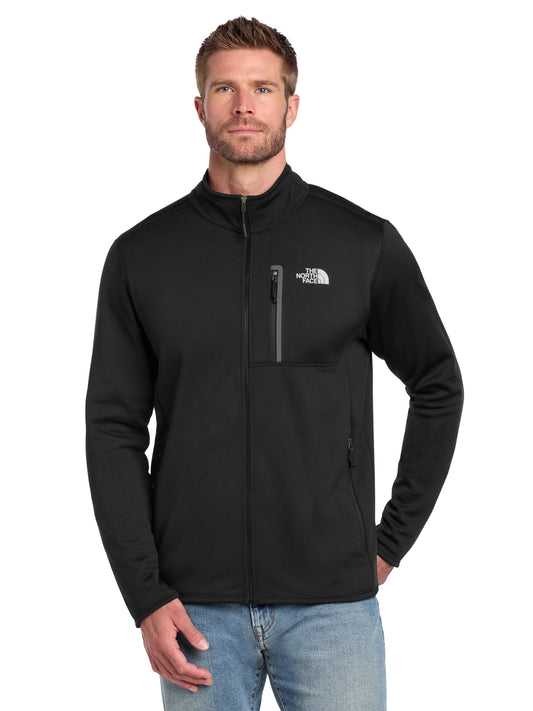 Men's Full-Zip Peached-Face Fleece Jacket - NF0A7V64 - TNF Black