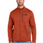 Men's Full-Zip Peached-Face Fleece Jacket - NF0A7V64 - Zion Orange Heather/ Urban Navy
