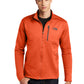 Men's Full-Zip Peached-Face Fleece Jacket - NF0A7V64 - Zion Orange Heather/ Urban Navy
