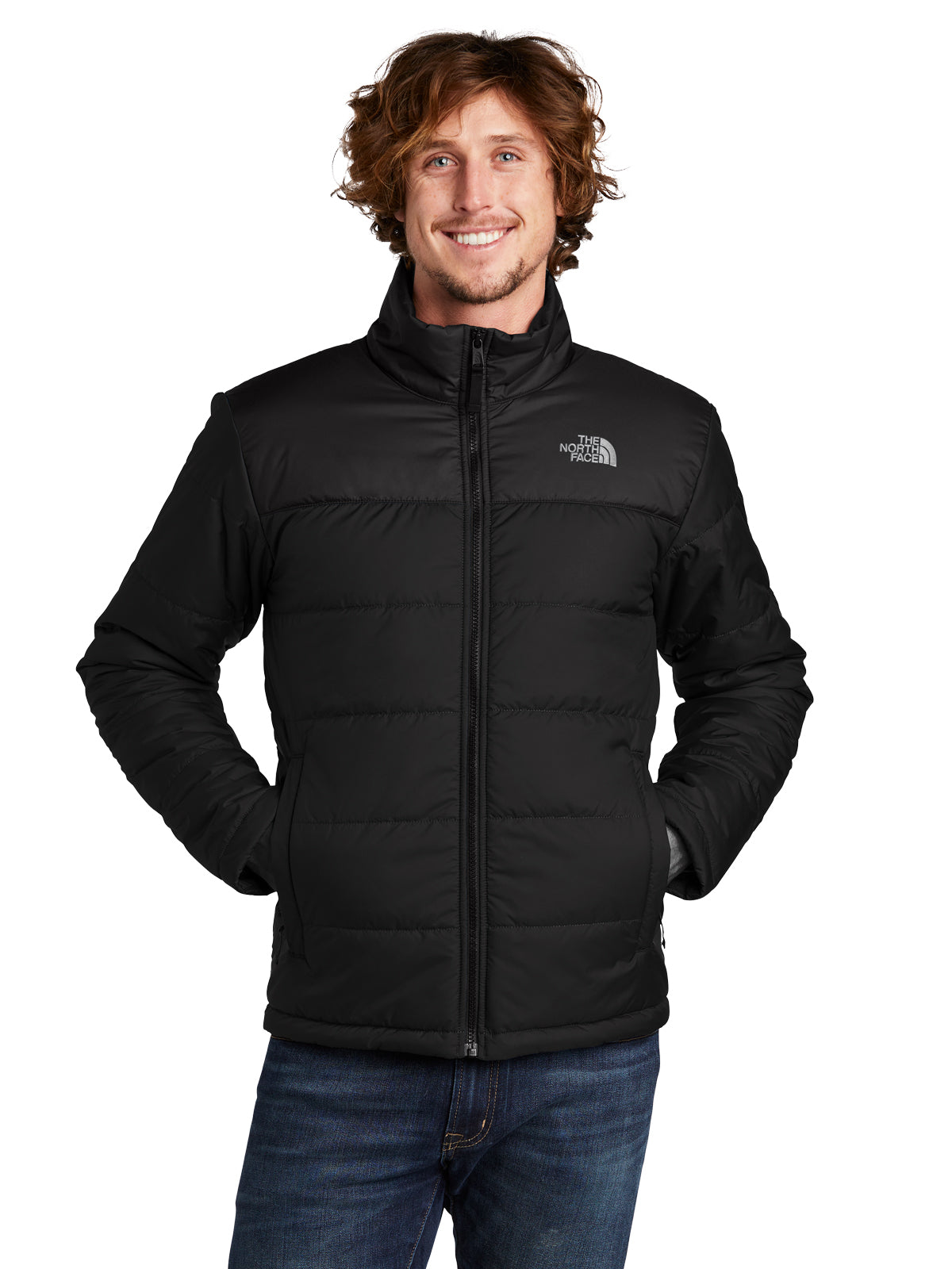 Men's Two-Pocket Chest Logo Everyday Insulated Jacket - NF0A7V6J - TNF Black