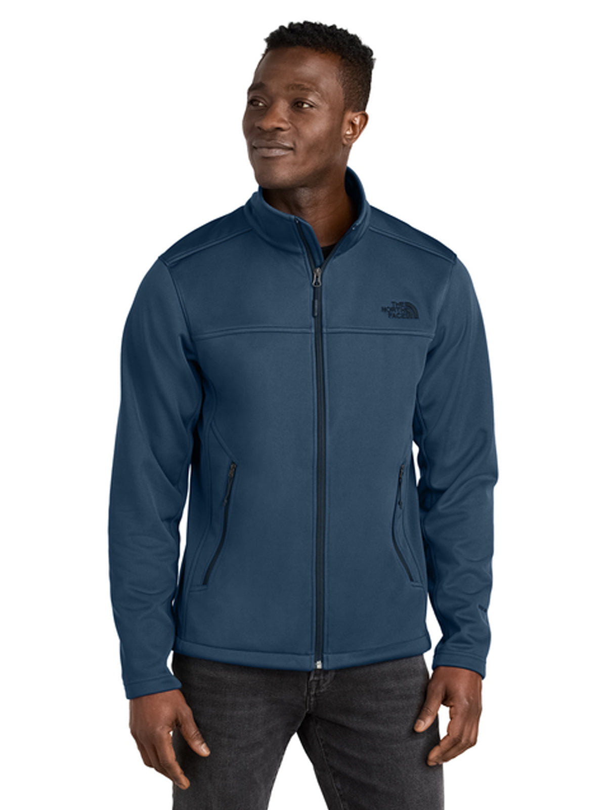 Men's Two-Pocket Ridgewall Soft Shell Jacket - NF0A88D5 - Shady Blue