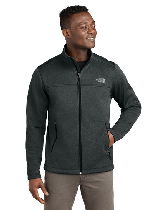 Men's Two-Pocket Ridgewall Soft Shell Jacket - NF0A88D5 - TNF Dark Grey Heather