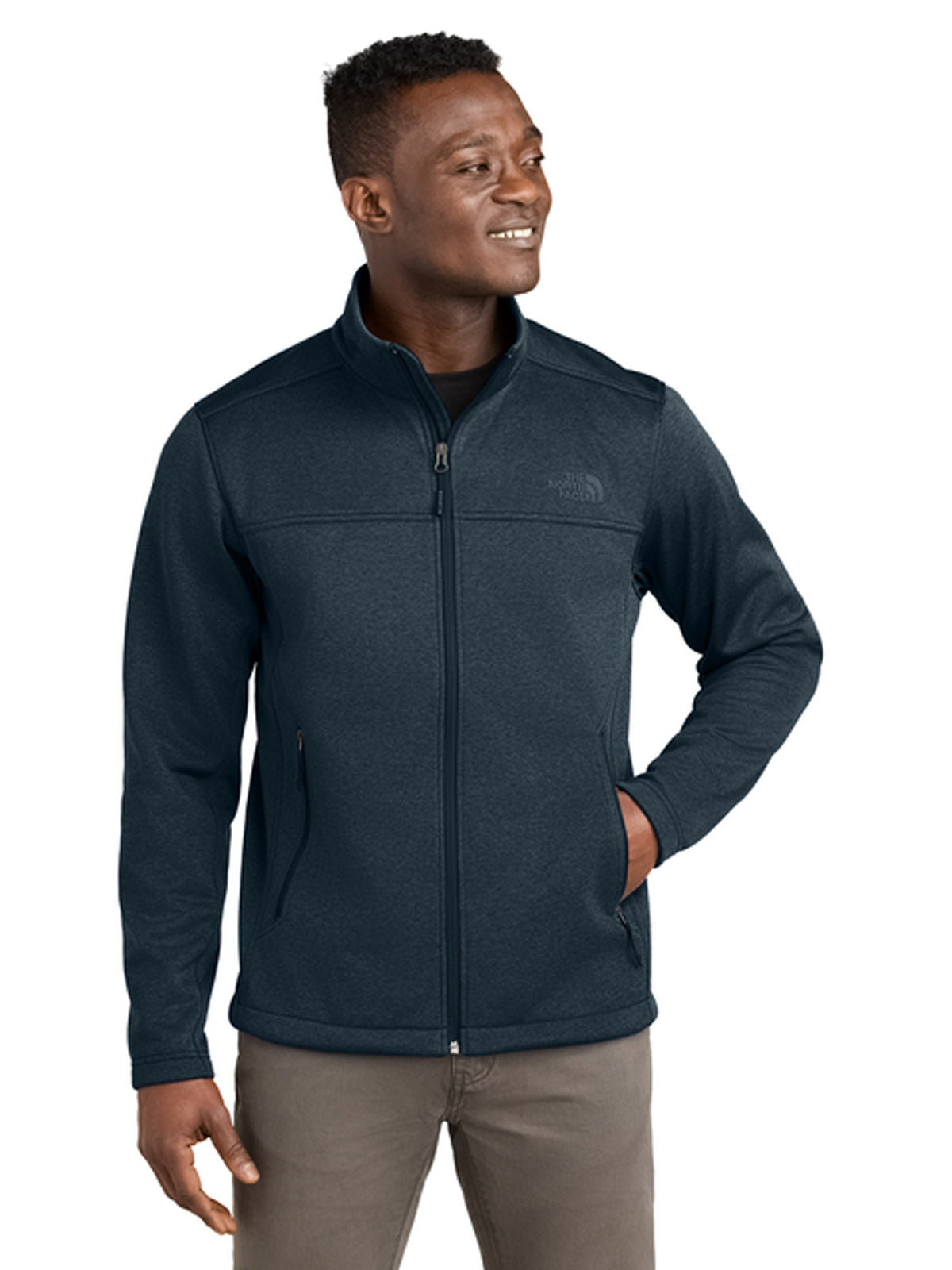 Men's Two-Pocket Ridgewall Soft Shell Jacket - NF0A88D5 - Urban Navy Heather