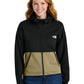 Women's Two-Pocket Double-Knit Full-Zip Hoodie - NF0A8BUT - Khaki Stone/TNF Black