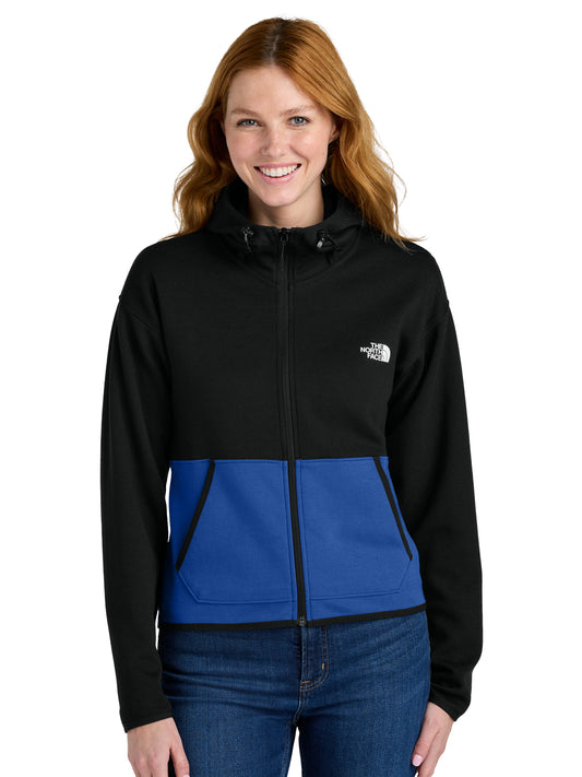 Women's Two-Pocket Double-Knit Full-Zip Hoodie - NF0A8BUT - TNF Blue/TNF Black