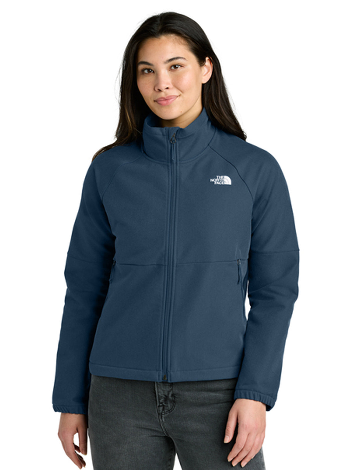 Women’s Two-Pocket Barr Lake Soft Shell Jacket - NF0A8C5C - Shady Blue Dark Heather