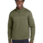 Men's Aim 1/4-Zip Fleece Sweatshirt - NF0A8ENJ - Burnt Olive Green