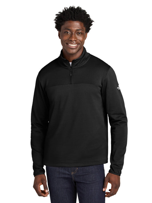 Men's Aim 1/4-Zip Fleece Sweatshirt - NF0A8ENJ - TNF Black