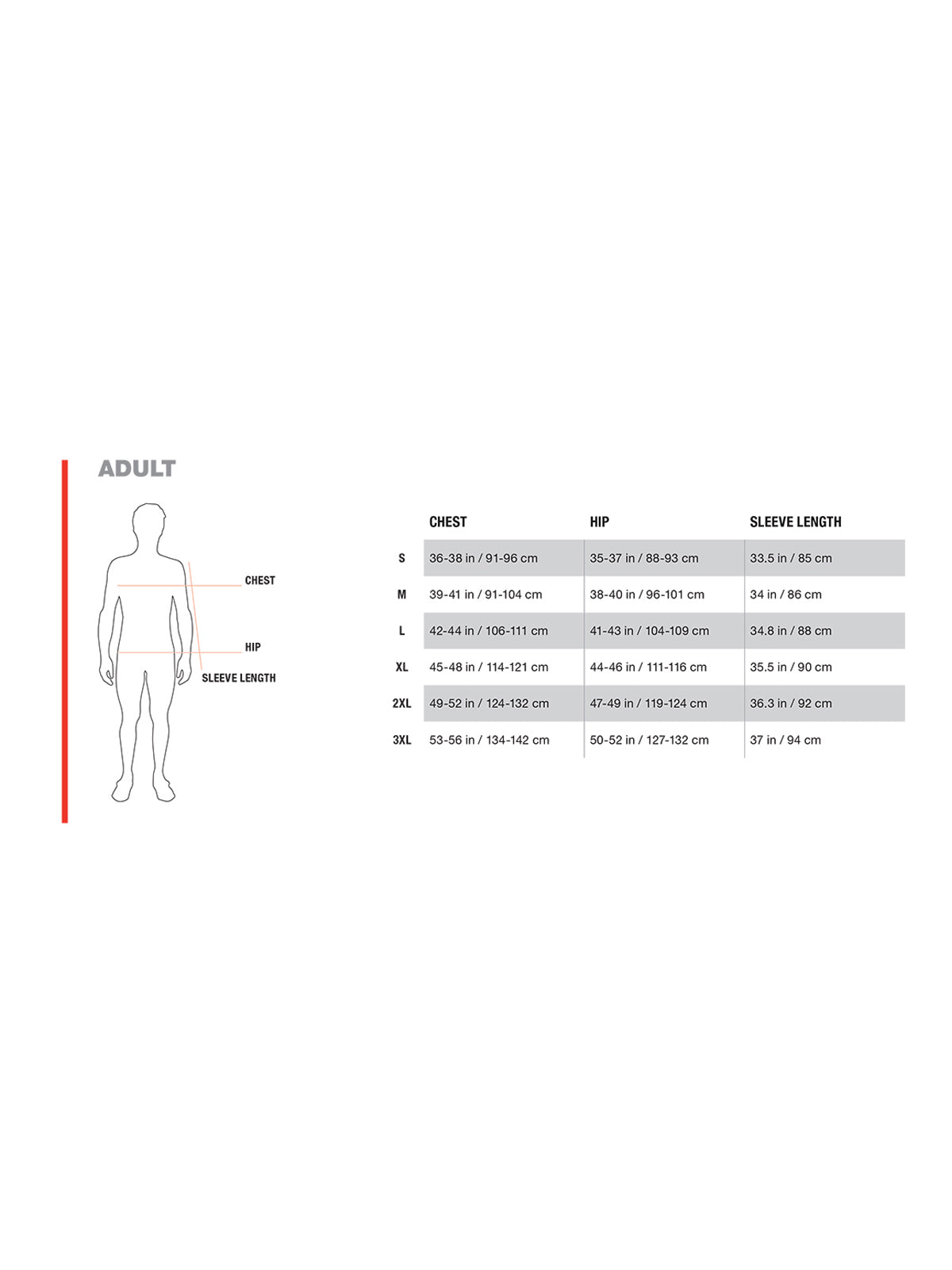 SIZECHART