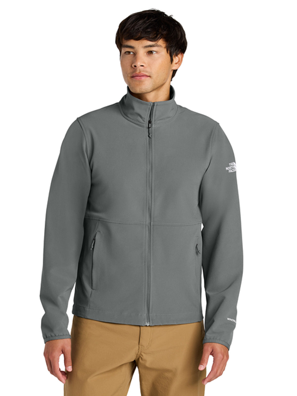 Men's Two-Pocket Edge Stretch Soft Shell Jacket - NF0A8ENN - Smoked Pearl Grey