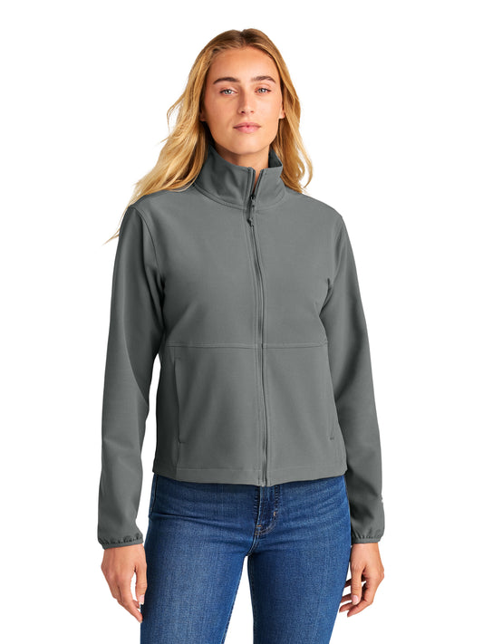 Women’s Edge Stretch Soft Shell Jacket - NF0A8ENP - Smoked Pearl Grey