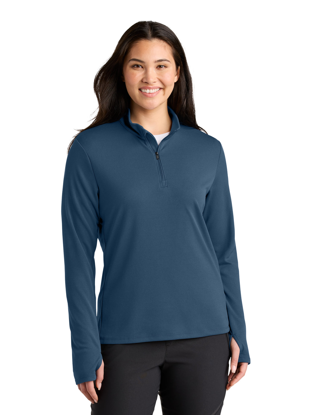 Women’s Ambition 1/4-Zip Sweatshirt - NF0A8ENQ - Shady Blue