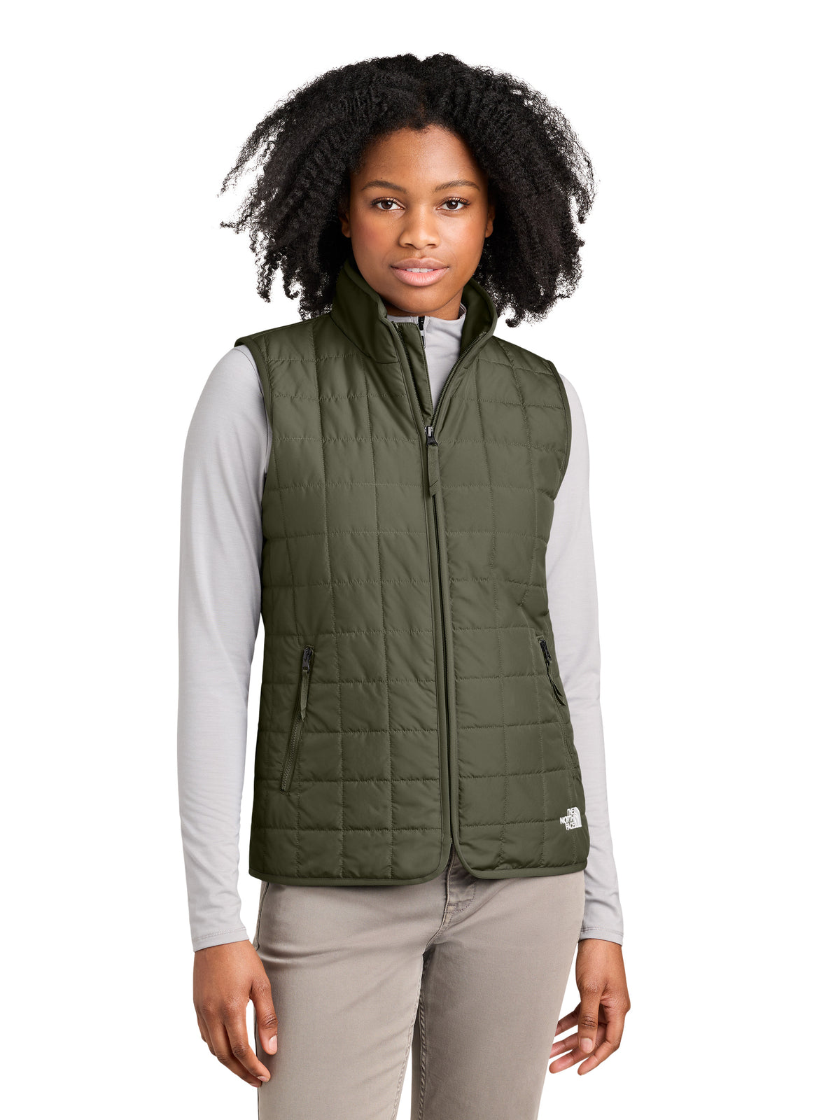 Women’s Iron Drift Quilted Vest - NF0A8JF0 - New Taupe Green