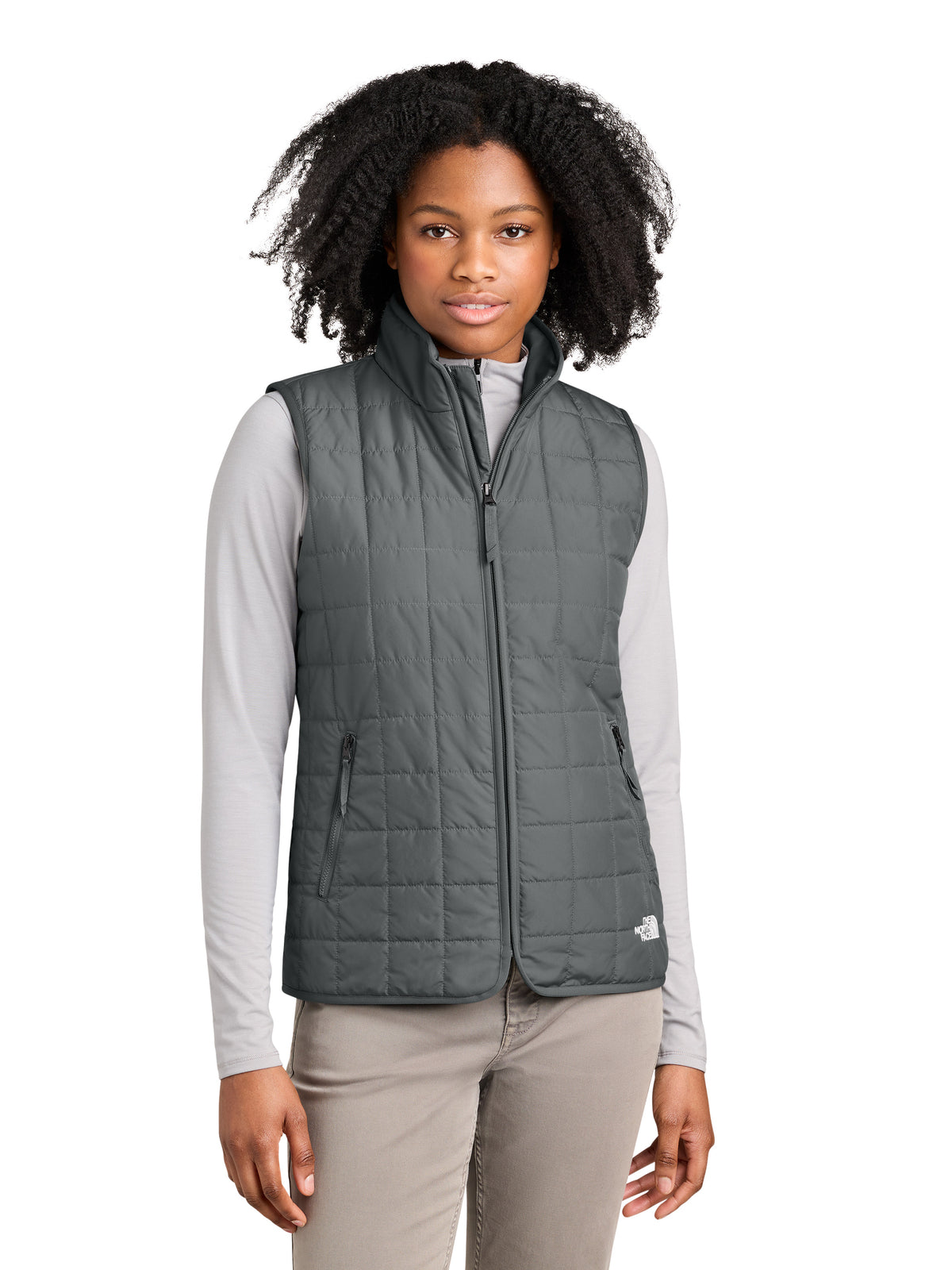 Women’s Iron Drift Quilted Vest - NF0A8JF0 - Smoked Pearl Grey