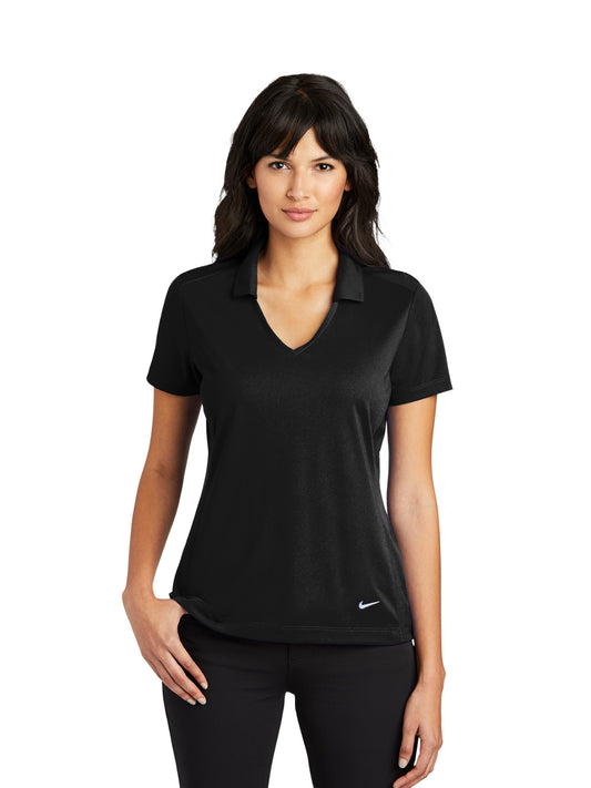 Women's Dri-FIT Vertical Mesh Polo - NK637165 - Black