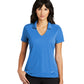 Women's Dri-FIT Vertical Mesh Polo - NK637165 - Brisk Blue