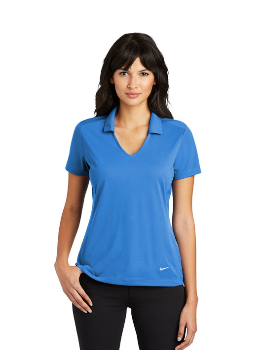 Women's Dri-FIT Vertical Mesh Polo - NK637165 - Brisk Blue