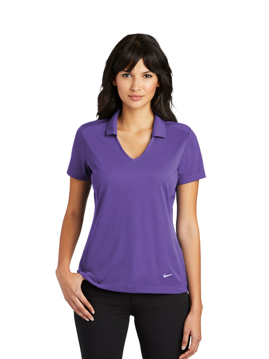 Women's Dri-FIT Vertical Mesh Polo - NK637165 - Court Purple