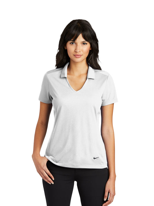 Women's Dri-FIT Vertical Mesh Polo - NK637165 - White