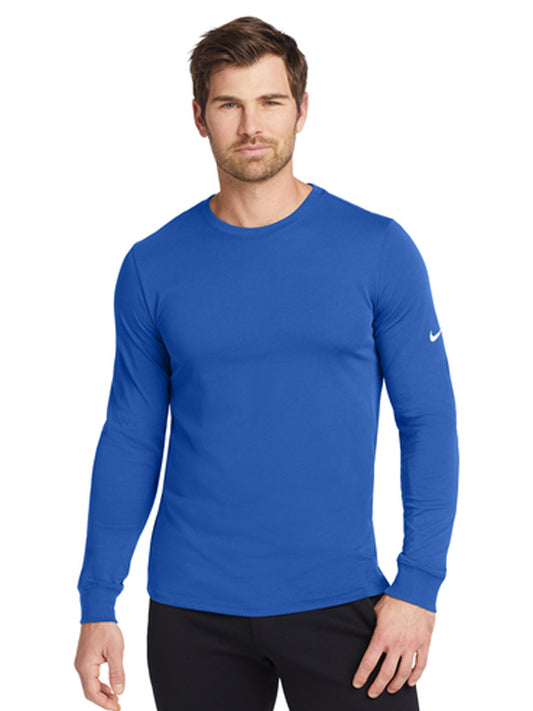 Men's Pocketless Dri-FIT Long Sleeve Tee - NKBQ5230 - Rush Blue