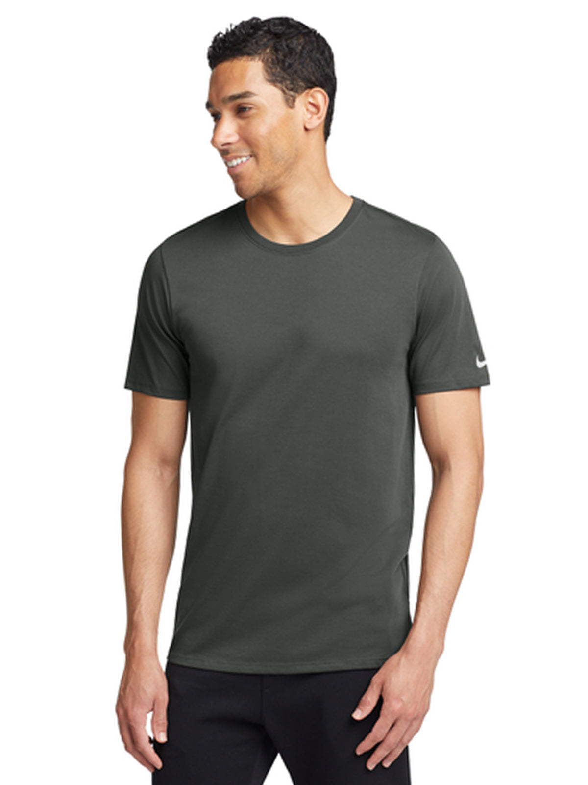Men's Pocketless Dri-FIT Tee - NKBQ5231 - Anthracite