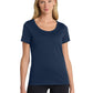 Women's Dri-FIT Cotton/Poly Scoop Neck Tee - NKBQ5234 - College Navy