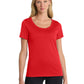 Women's Dri-FIT Cotton/Poly Scoop Neck Tee - NKBQ5234 - University Red