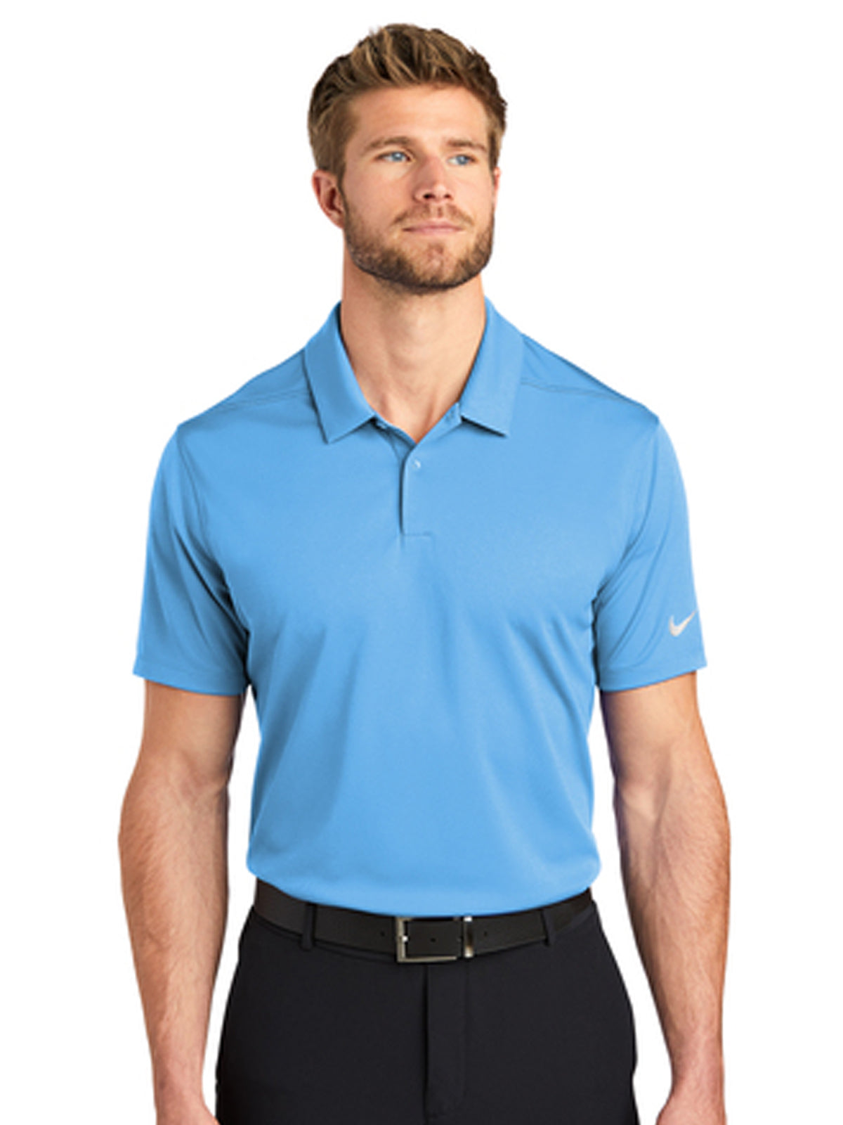 Men's Dry Essential Solid Polo - NKBV6042 - University Blue