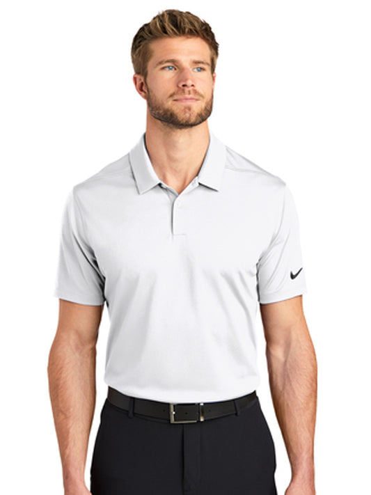 Men's Dry Essential Solid Polo - NKBV6042 - White
