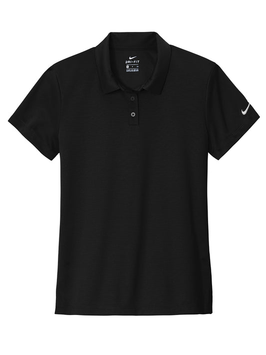 Women's Dry Essential Solid Polo - NKBV6043 - Black