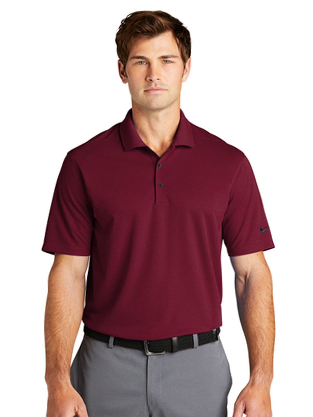 Men's Micro Pique Polo - NKDC1963 - Team Red
